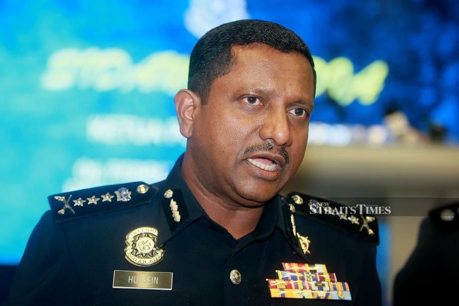 Selangor police chief Datuk Hussein Omar Khan said the seizure was a standard procedure conducted by the police for investigation purposes. - NSTP/ FAIZ ANUAR 