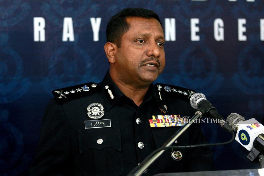 Selangor Police Chief Datuk Hussein Omar Khan in a statement this evening said the bomb threat made via email from 'takstorer@ beeble.com' to seven international school in Kajang, Kuala Langat, Petaling Jaya, Subang Jaya and Shah Alam were fake and deliberately done to frighten the schools management and parents. - NSTP/FAIZ ANUAR
