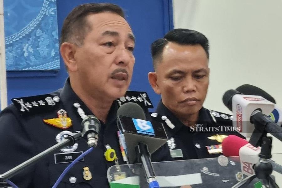 Kelantan police chief Datuk Muhamad Zaki Harun said the police was ready to work with the state Education Department to curb vaping among school students. - NSTP/ SHARIFAH MAHSINAH ABDULLAH