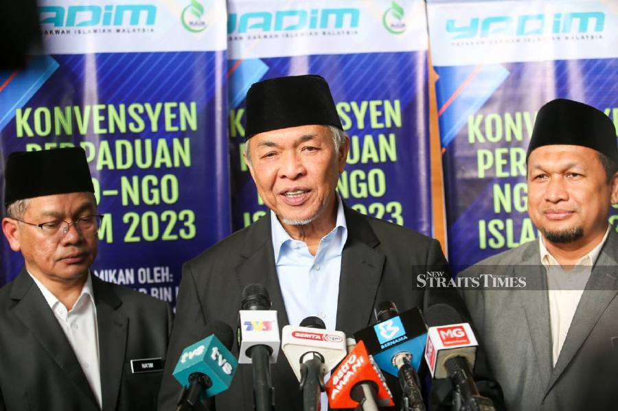 Deputy Prime Minister Datuk Seri Dr Ahmad Zahid Hamidi said that the council, to be chaired by Prime Minister Datuk Seri Anwar Ibrahim, would be established to further promote the Madani philosophy. - NSTP/ASWADI ALIAS