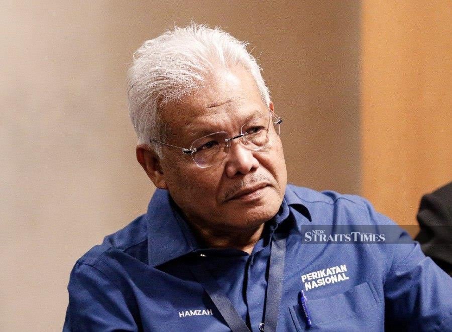 Perikatan Nasional (PN) secretary-general Datuk Seri Hamzah Zainudin said the Tasek Gelugor member of Parliament (MP) would lodge a report when the time comes. - NSTP/SADIQ SANI