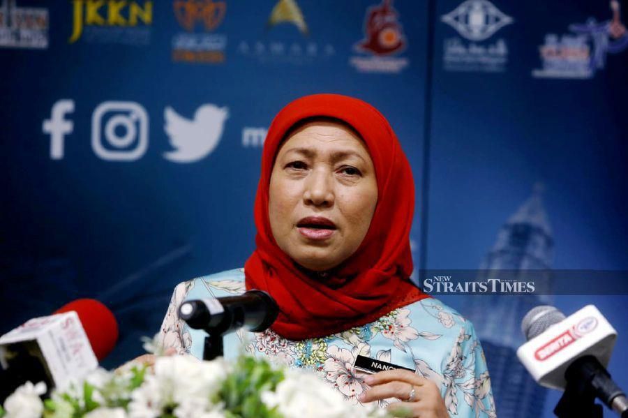 Tourism, Arts and Culture Minister Datuk Seri Nancy Shukri. - NSTP/HAIRUL ANUAR RAHIM