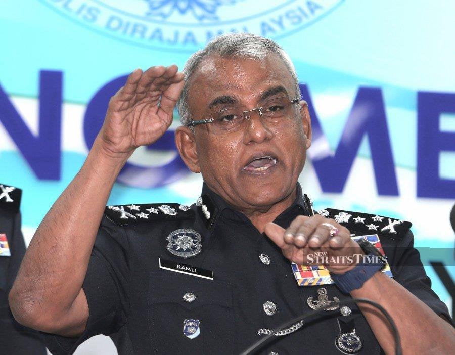 Datuk Seri Ramli Mohamed Yoosuf, the director of the Commercial Crime Investigation Department (CCID) of federal police headquarters in Bukit Aman stated the syndicate, behind the so-called “Pig Butchering Scam”, had been linked to losses by victims amounting to US$75 billion.- File pic (NSTP/AMIRUDIN SAHIB).