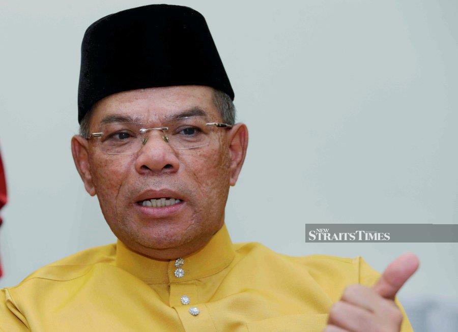 Home Minister Datuk Seri Saifuddin Nasution Ismail said this was the ministry’s position and he had informed the cabinet of the matter. - NSTP file pic