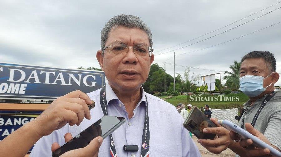 State PN chairman Datuk Seri Saifuddin Abdullah, who yesterday announced that PN had picked Pas deputy president Datuk Seri Tuan Ibrahim Tuan Man to spearhead discussions, today wrote on Facebook that negotiations have already begun. - NSTP/ASROL AWANG