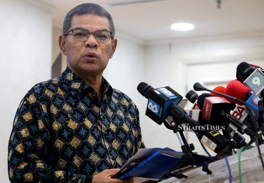 Home Minister Datuk Seri Saifuddin Nasution Ismail has commended the police on the swift arrest of the suspect involved in the Kuala Lumpur International Airport (KLIA) Terminal 1 shooting. - NSTP/MOHD FADLI HAMZAH