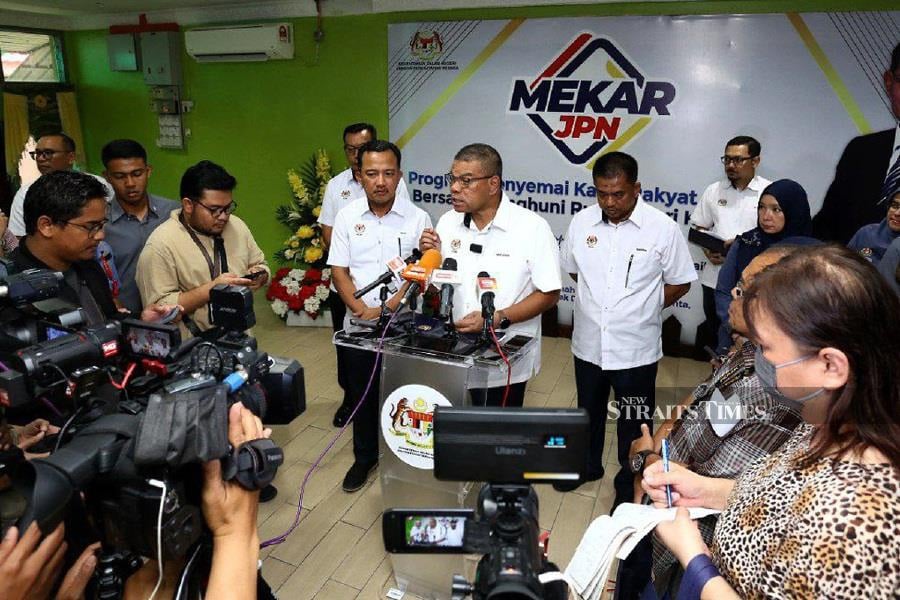 The Ministry of Home Affairs is open to proposals to streamline police procedures in handling applications for assembly permits under the Peaceful Assembly Act 2012, said Minister Datuk Seri Saifuddin Nasution Ismail. - NSTP/L.MANIMARAN