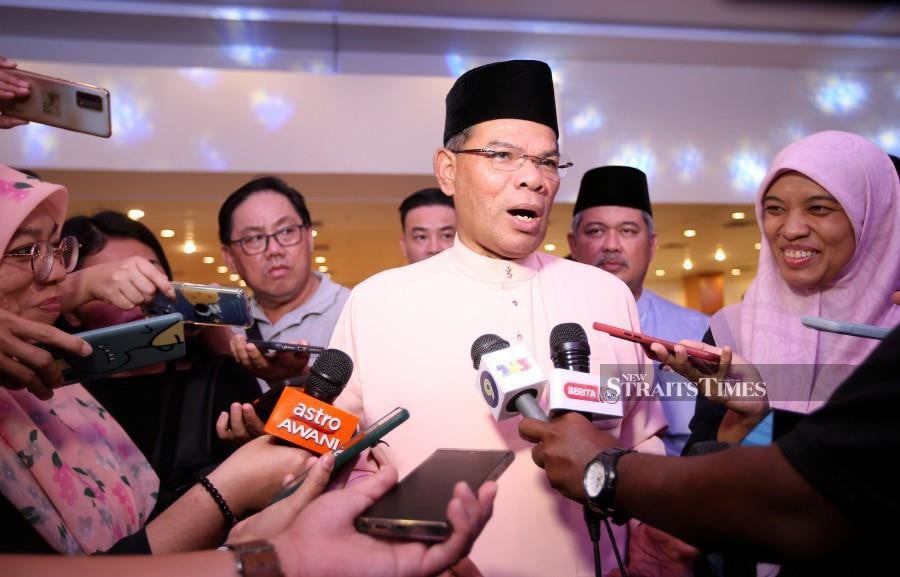 Home Minister Datuk Seri Saifuddin Nasution Ismail said police are also investigating Permatang Pauh member of parliament Muhammad Fawwaz Mohamad Jan for a separate case for remarks seen as prejudiced against non-Muslims.  - NSTP/MIKAIL ONG