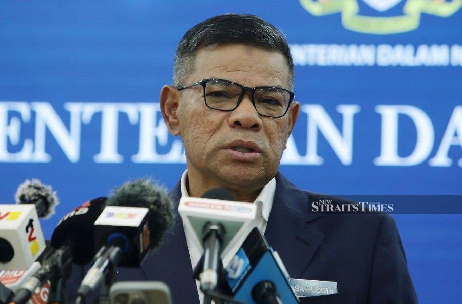 A motion to ammend the Drug Addicts (Treatment and Rehabilitation) Act will be tabled by the government at the Dewan Rakyat soon, said Home Minister Datuk Seri Saifuddin Nasution Ismail. (File Pic)