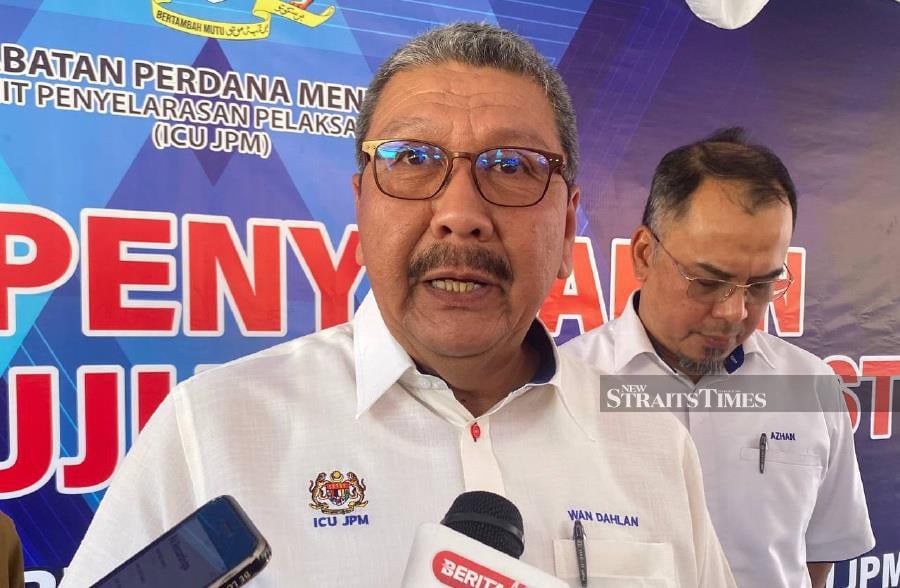 The Prime Minister Department’s Implementation Coordination Unit (ICU) director-general Datuk Sri Wan Ahmad Dahlan Abdul Aziz has been appointed as the new Public Service Department (PSD) director-general effective tomorrow. - NSTP file pic