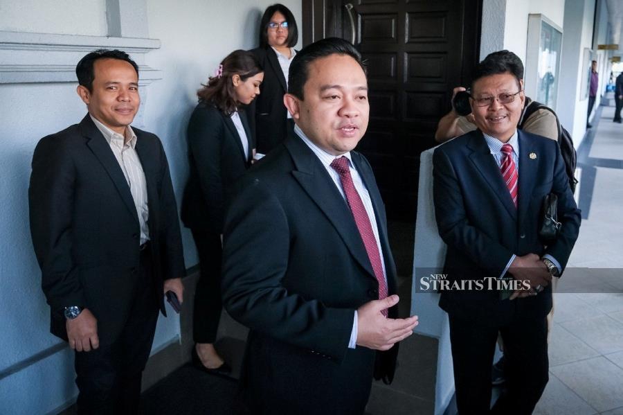 Parti Pribumi Bersatu Malaysia (Bersatu) supreme council member Datuk Wan Saiful Wan Jan claimed trial to 18 charges of money laundering amounting to RM6 million at the Sessions Court here today. - NSTP/ASYRAF HAMZAH