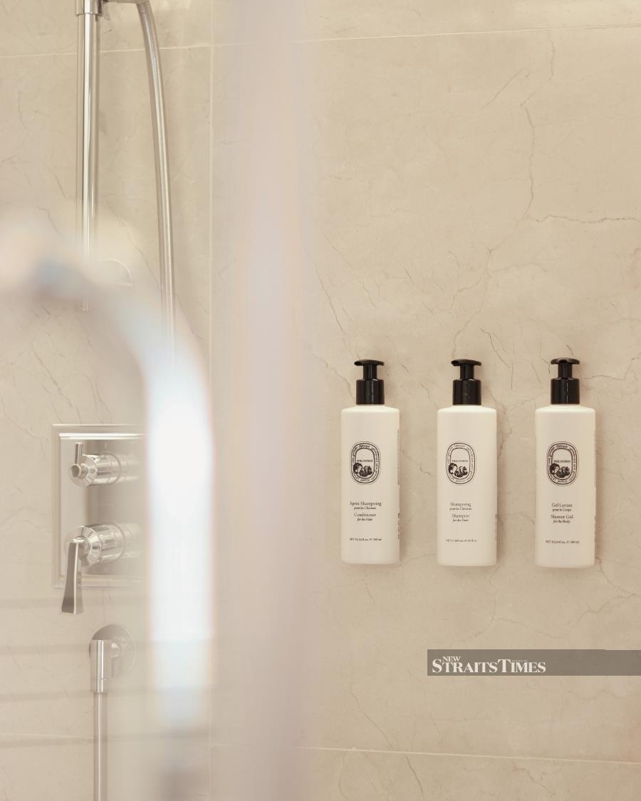 Luxury amenities, Mandarin Oriental provides Dyptique products for guests.