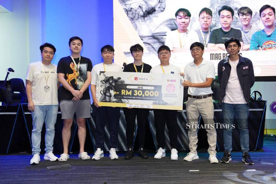 Mag Rebels emerged champions of the Dota 2 Grand Final competition at the Malaysia Esports Championships 2023/2024 today. 