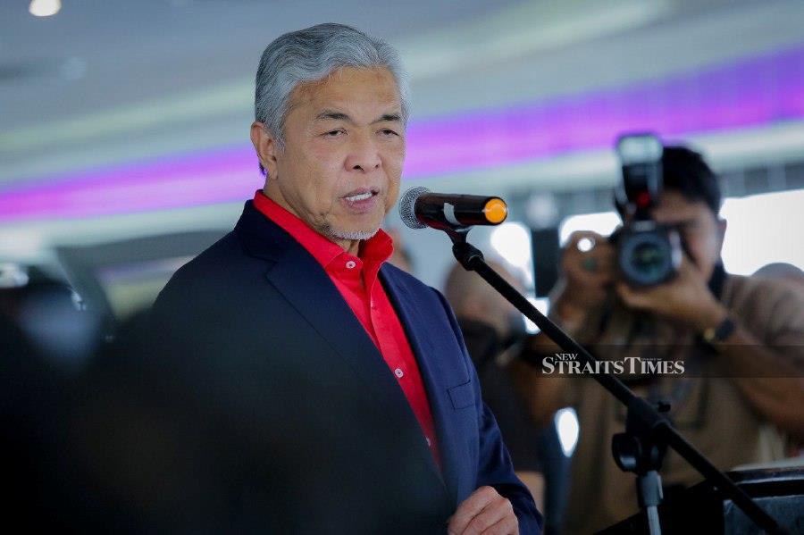 Zahid Confident Unity Government Will Take Off In Sabah | New Straits ...