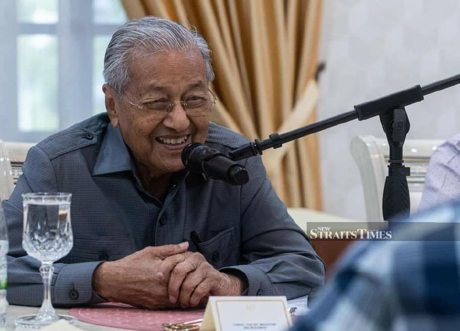 Former prime minister Tun Dr Mahathir Mohamad justified his approach to economic policies, arguing that the distribution of opportunities needed to extend beyond the Malay community for the overall success of the nation. - NSTP file pic
