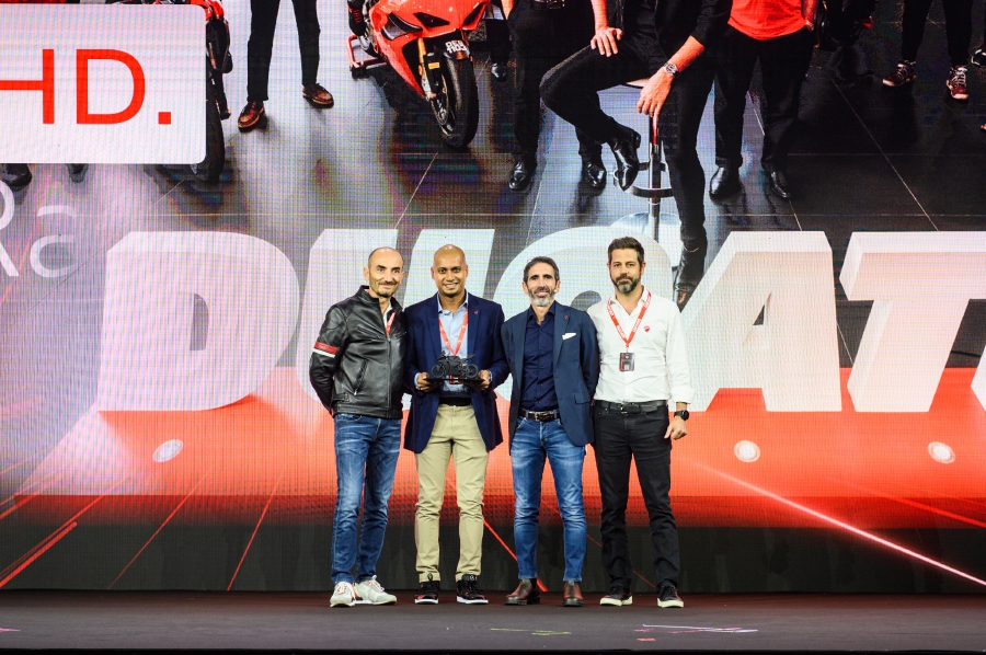 From left: Ducati chief executive officer Claudio Domenicali, Ducati Malaysia general manager Dennis Michael, Global and After Sales director Francesco Milicia, and Asia Pacific sales and marketing vice president Marco Biondi.