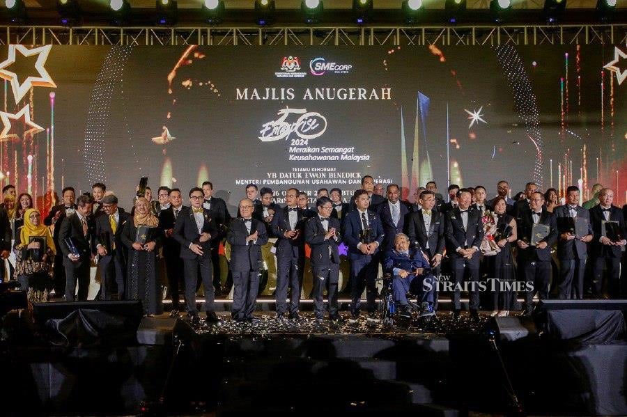 The prestigious Enterprise 50 (E50) Awards have highlighted the exceptional achievements of Malaysian small and medium enterprises (SME), showcasing their competitiveness and reliability in both local and global markets.  - NSTP/AIZUDDIN SAAD