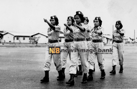 2 November 1980: The seven air women who will be paving the way for the training of women recruits at the RMAF Base.