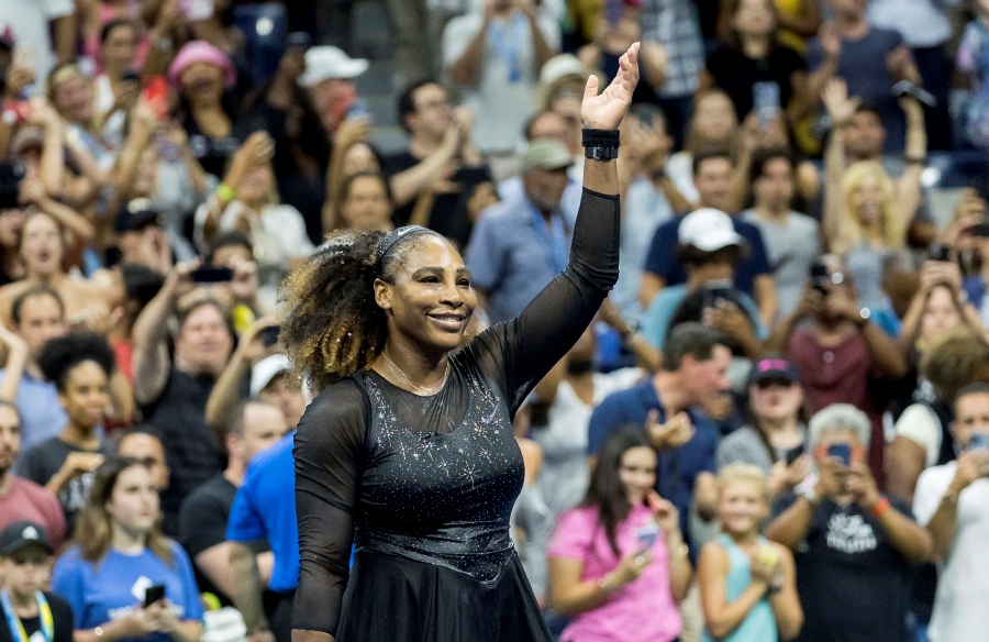 Goodbye girl' Serena wins US Open first round on emotional night