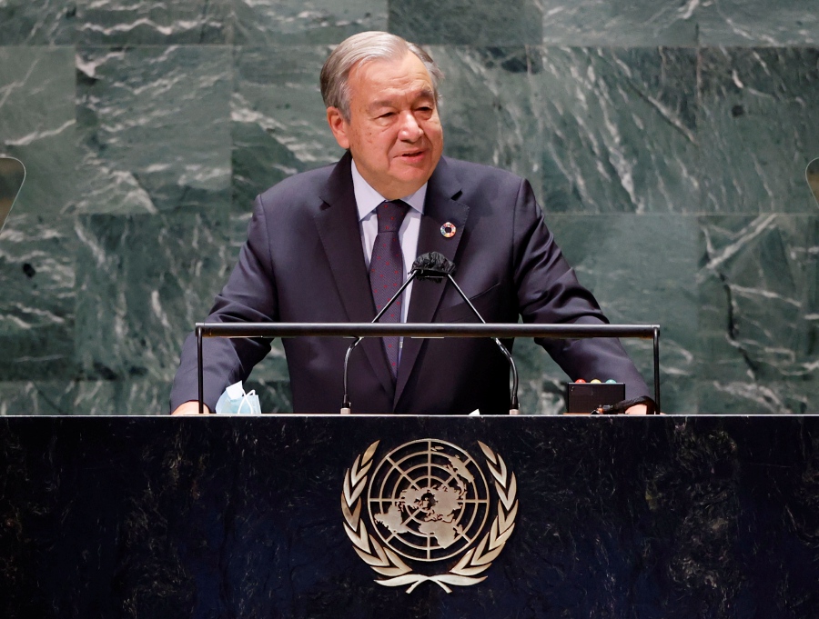  UN Secretary General Antonio Guterres says the present indications “show a pathway of at least 2,7C heating above pre industrial levels. - EPA FILE PIC
