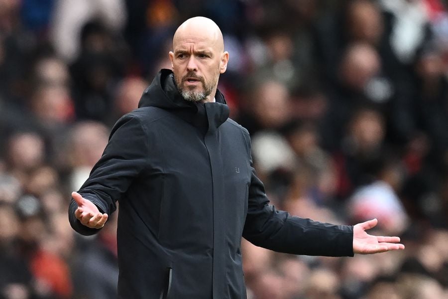 Manchester United need a new striker to help them out of their goalscoring troubles, manager Erik ten Hag said ahead of today’s Premier League trip to Bournemouth. - AF{P pic