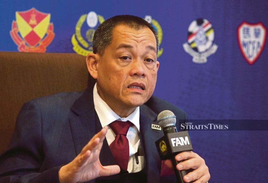 FAM president Datuk Hamidin Amin, who is a Fifa council member, agrees with the Swiss-Italian football administrator and hints that FAM could make their own suggestions come May. NSTP/HAIRUL ANUAR RAHIM