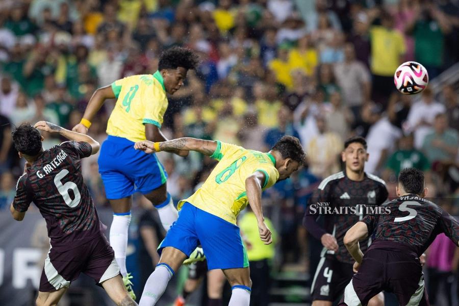 Endrick grabs winner as Brazil sink Mexico 32 New Straits Times