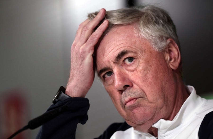 Real Madrid manager Carlo Ancelotti called for a zero tolerance policy against La Liga’s recurring “racism problem” following more incidents of racist abuse directed at forward Vinicius Jr. AFP FILE PIC