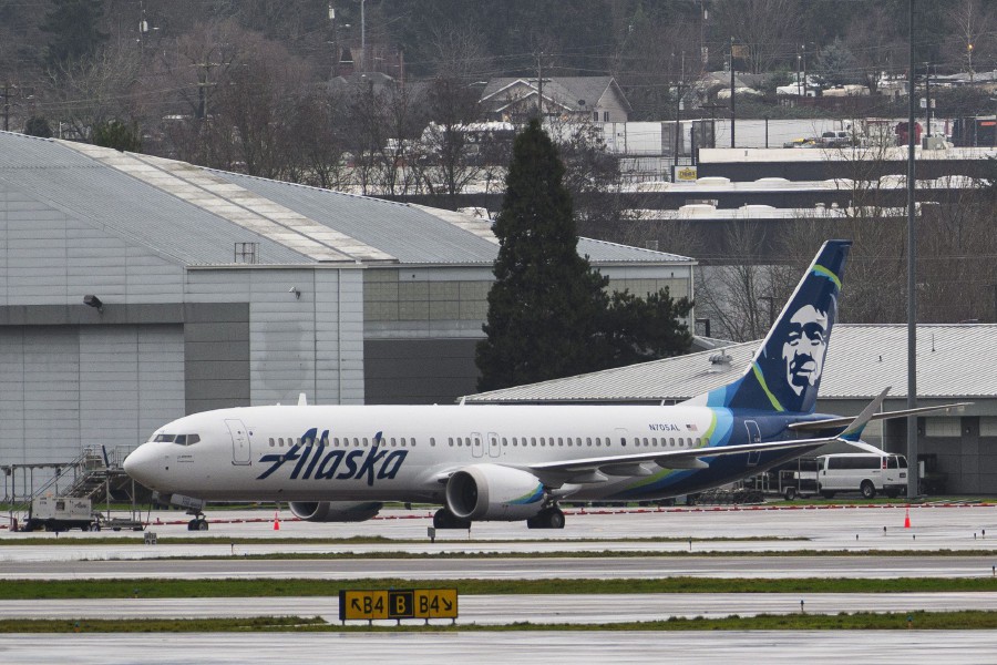 Six Alaska Airlines Flight 1282 passengers have sued Boeing after a large panel blew off the aircraft Friday over Portland, Oregon, causing the cabin to depressurise. AFP FILE PIC