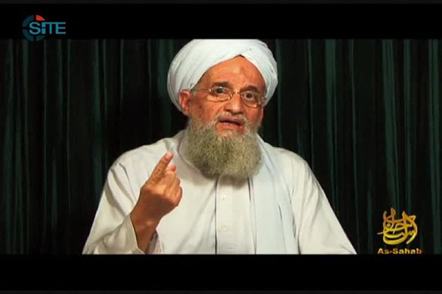 A still image from a video released by Al-Qaeda�s media arm as-Sahab and obtained on Oct 26, 2012 courtesy of the Site Intelligence Group shows Al-Qaeda leader Ayman al-Zawahiri speaking from an undisclosed location. - AFP pic