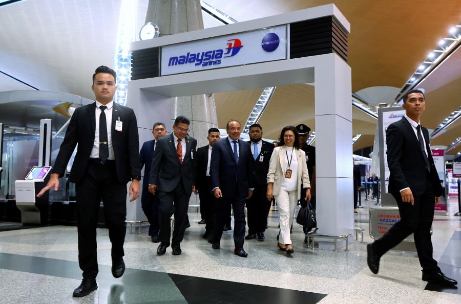Timor-Leste’s Vice Prime Minister Francisco Kalbuadi Lay has arrived in Malaysia for a four-day working visit. - Bernama pic