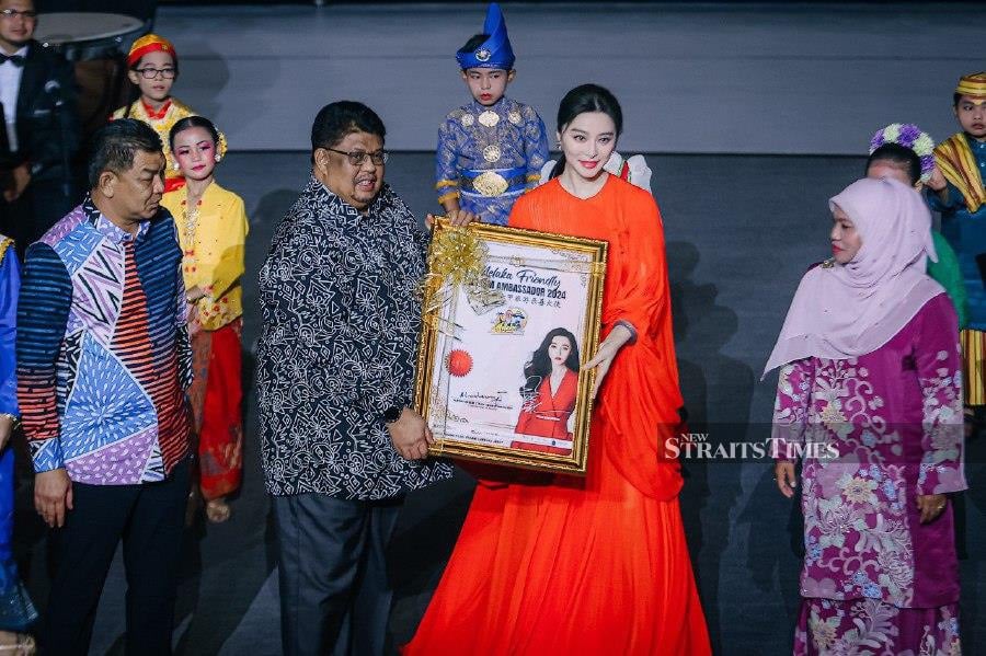 The appointment of Chinese actress Fan Bingbing as the 2024 Visit Melaka (TMM2024) ambassador involved a sponsorship amounting to RM498,347, the Melaka State Assembly was told today. - NSTP file pic