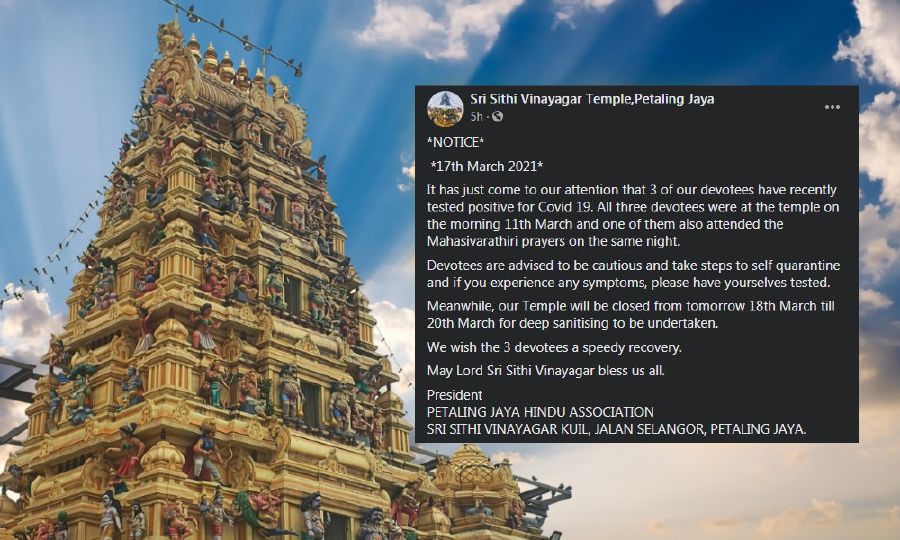 - Pic source: Facebook/Sri-Sithi-Vinayagar-TemplePetaling-Jaya