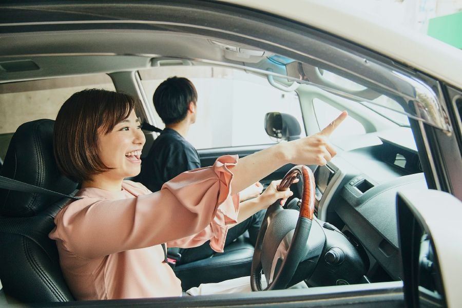 Young Japanese drivers are being given lessons in the dangers of drinking and driving.