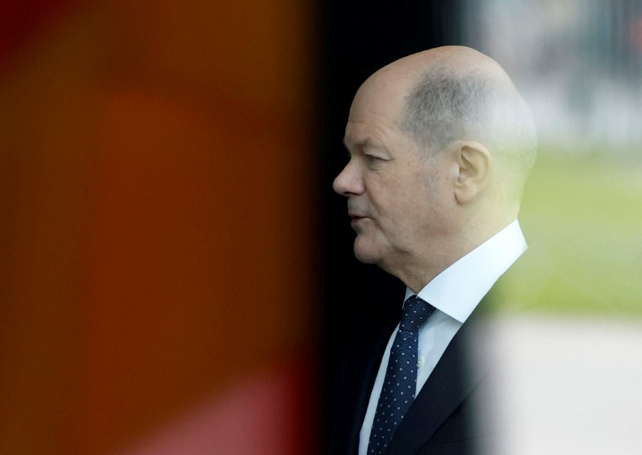 German Chancellor Olaf Scholz is due to travel to Jordan and Israel over the weekend to lobby for more aid to be delivered to the war-ravaged Gaza Strip. AFP PIC
