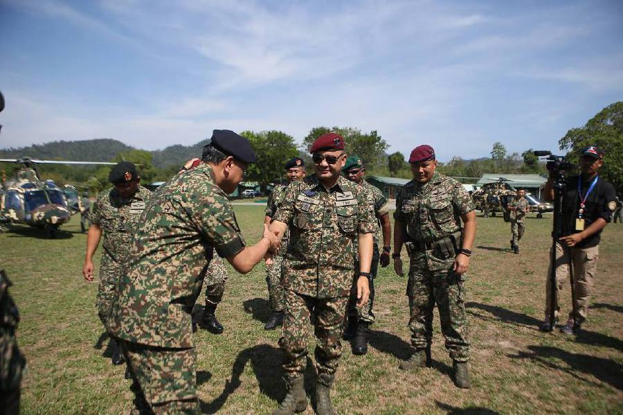 Army Chief General Datuk Muhammad Hafizuddeain Jantan said he hoped the project could be completed soon to facilitate the special force’s training needs. - Pic Courtesy of Tentera Darat Malaysia 