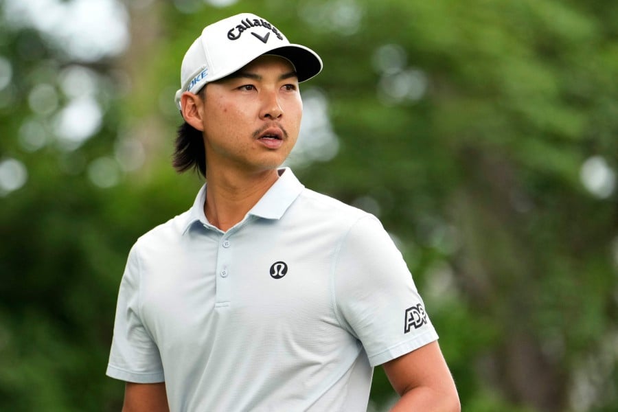 Min Woo Lee of Australia walks up to the 12th tee during a practice round prior to the Rocket Mortgage Classic at Detroit Golf Club on June 26, 2024 in Detroit, Michigan. AFP PIC