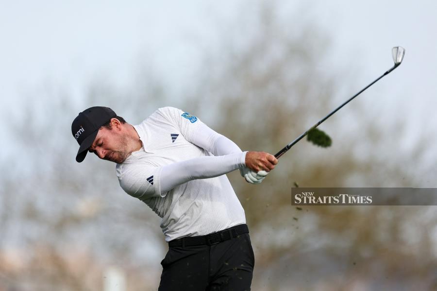 Nick Taylor of Canada plays his shot from the 12th tee during the second round of the WM Phoenix Open at TPC Scottsdale in Arizona on Friday. AFP PIC