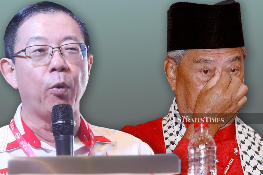 DAP chairman Lim Guan Eng has slammed Bersatu president Tan Sri Muhyiddin Yassin for his U-turn on the party presidency. - NSTP pic