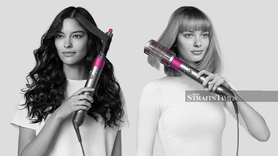 The Dyson Supersonic hair dryer and Airwrap.