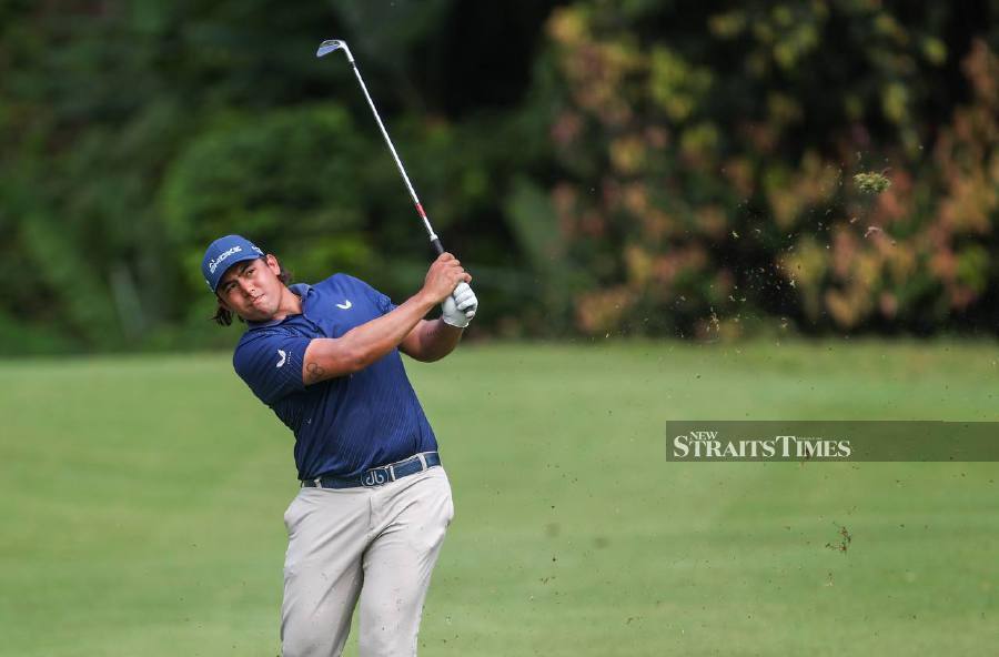 Golfer Gavin Green secured his season-best effort on the DP World Tour by finishing joint fifth at the Indian Open in New Delhi on Sunday. - NSTP/ASWADI ALIAS