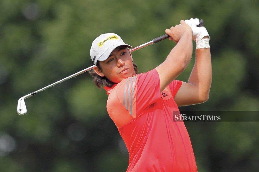 National No. 1 Gavin Kyle Green will spearhead a 30-strong local golf contingent for the Malaysian Open at the Mines Resort and Country Club on Feb 15-18. - NSTP file pic