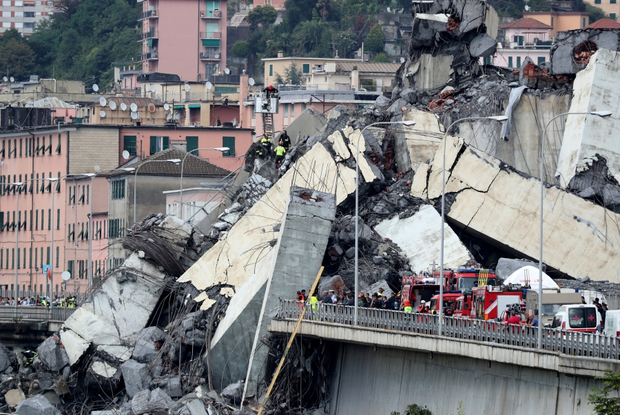 Image result for Italy Bridge Incident
