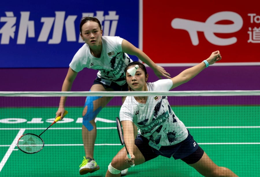 Malaysia pulled one back through women's pair Go Pei Kee-Teoh Mei Xing, who upset world No. 24 Hsu Ya Ching-Lin Wan Ching 21-19, 21-17. - Bernama pic