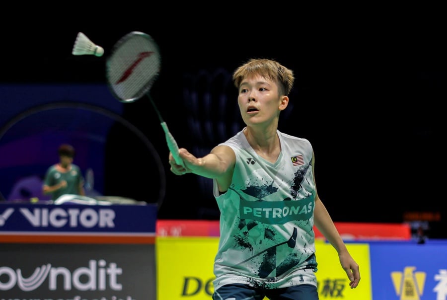 Goh Jin Wei, a household name in Malaysia since her junior days, fought bravely at the Hi Tech Zone Sports Centre in Chengdu, and even held game point, but it was not enough to overcome former world No. 1 Tai Tzu Ying. - Bernama pic