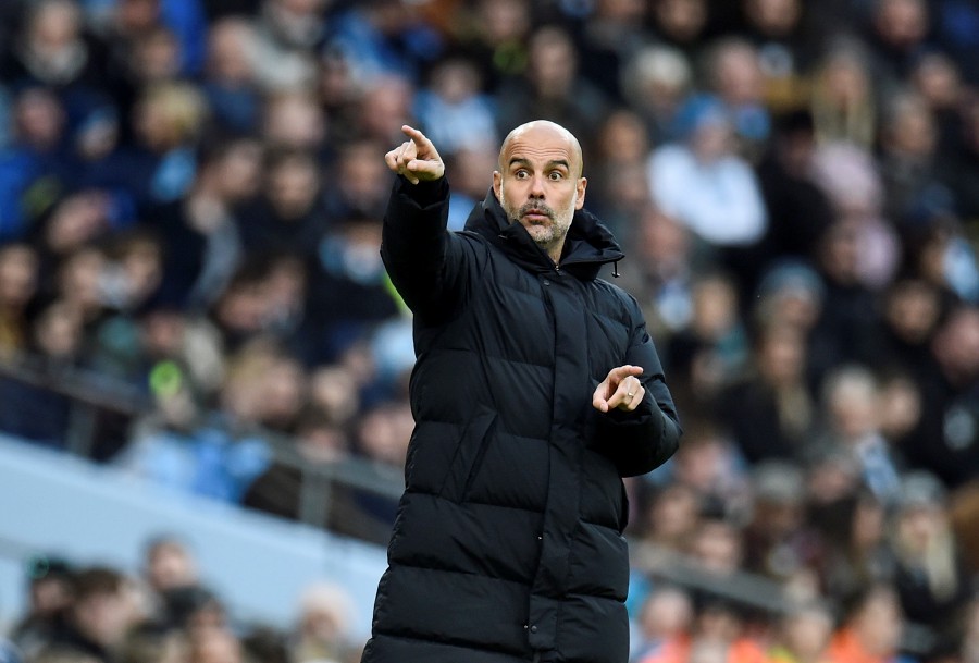 Manchester City manager Pep Guardiola will have to wait for the result of a follow-up PCR test. - EPA PIC