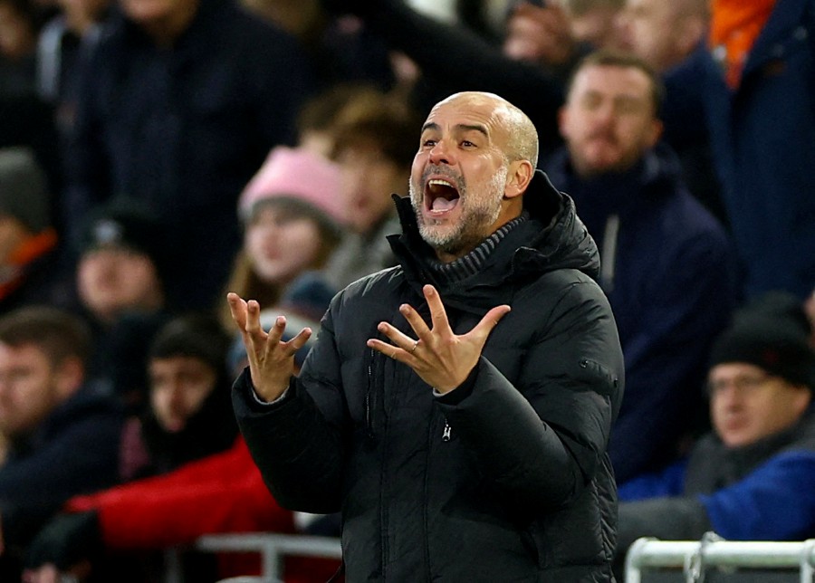 Guardiola, whose team have reached at least the semi-finals of the competition in each of the past five seasons, said the end of the season was his favourite time. - REUTERS PIC