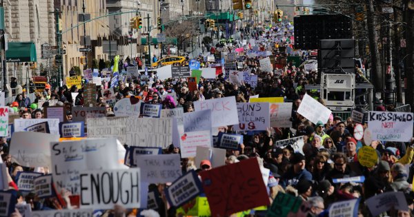 Crowds gather for largest US gun control protest in a generation | New ...