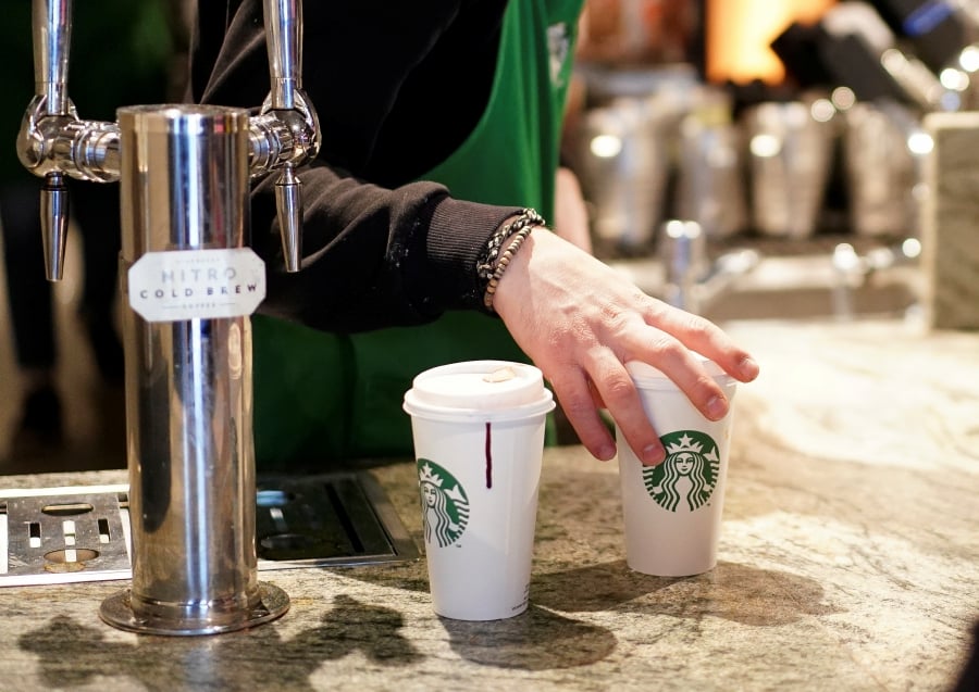 Starbucks stops customers using own cups over Covid-19 fears