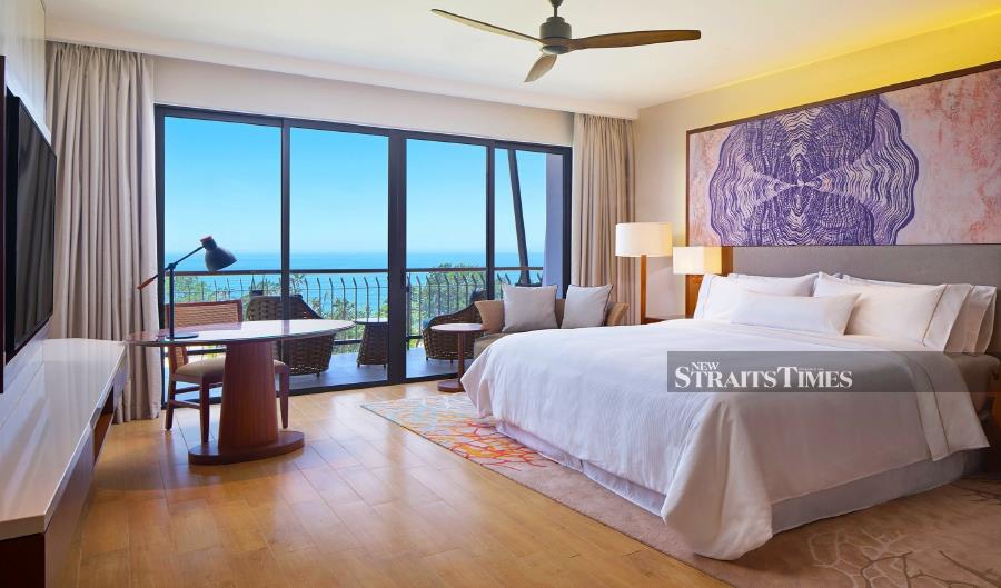 The preferred rooms at The Westin Sesaru Coast Resort are catergorised as premier seaview.